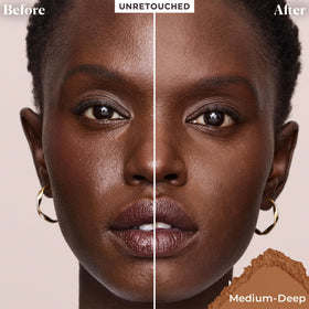 Poudre Libre Translucide Laura Mercier avec application sur le visage
