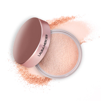 Poudre libre translucide Laura Mercier vue de face, emballage.