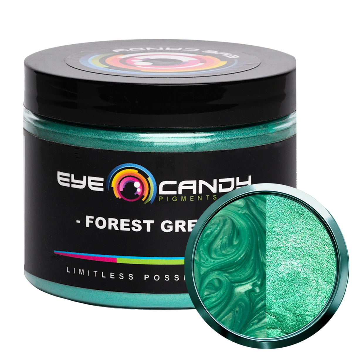 Poudre Mica Premium Verte 50g Eye Candy en sachet