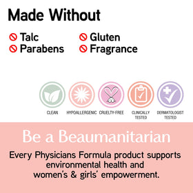 Poudre Minérale Physicians Formula en usage avec d'autres produits de maquillage