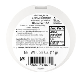 Poudre Minérale Pressée Neutrogena 135 Châtaigne ouverte