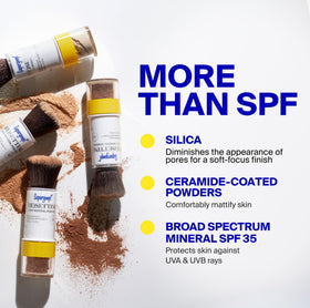 Poudre (Re)setting SPF 35 de Supergoop! dans un sac à main