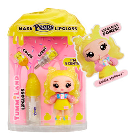 Poupée Yummiland Goldie Mallows avec kit de gloss à lèvres