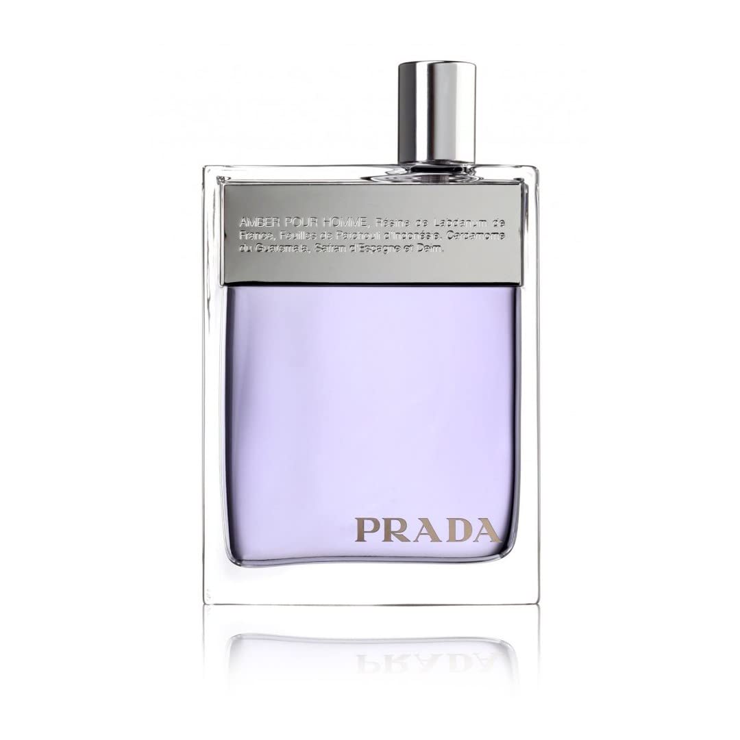 Prada Eau de Toilette 3,4 Oz flacon scellé sur fond neutre