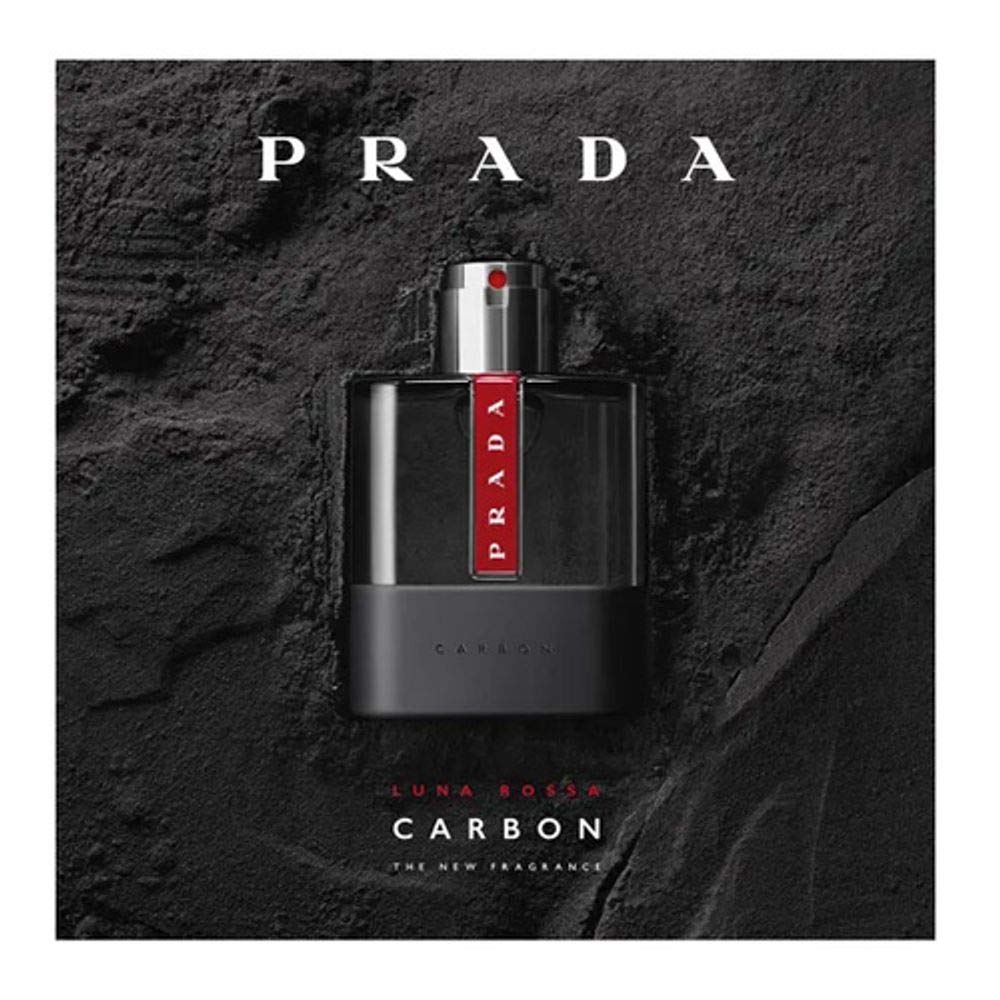 Prada Luna Rossa Carbon Eau de Toilette 50ml avec pulvérisateur