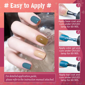Présentation complète du kit de vernis à ongles gel JODSONE