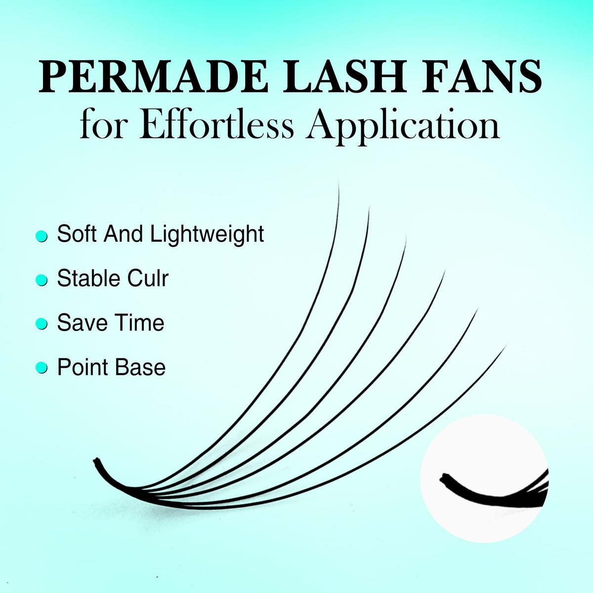Présentation d'extensions de cils VAVALASH sur fond blanc