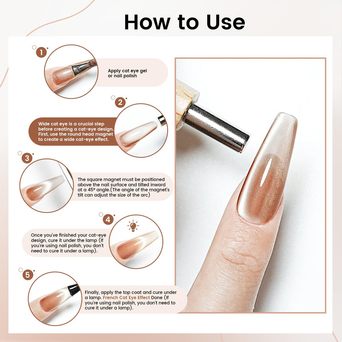 Présentation de l'outil JODSONE pour ongles avec aimants
