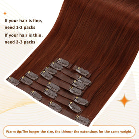Présentation des extensions de cheveux Full Shine en packaging