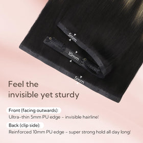 Présentation des extensions de cheveux hotbanana en couleur ombre