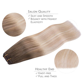 Présentation des extensions de cheveux Wennalife en boîte