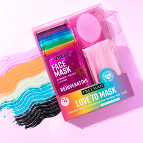 Présentation des masques Freeman dans le kit Love to Mask