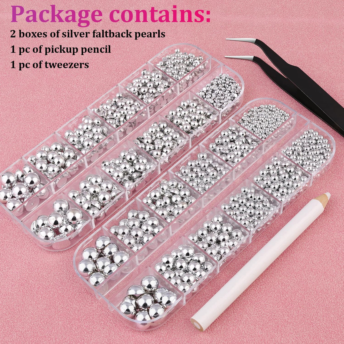 Présentation des perles à ongles BELLEBOOST avec accessoires