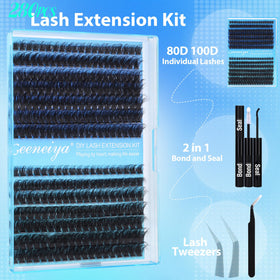 Présentation du kit d'extensions de cils Geeneiya