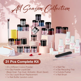 Présentation du kit de manucure dip AZUREBEAUTY