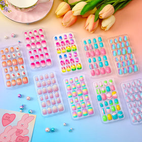 Présentation du kit de press on nails BOARDFEB pour enfants