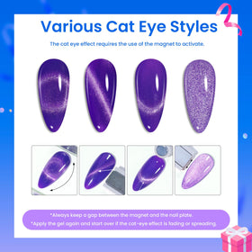 Présentation du kit de vernis à ongles Cat Eye beetles