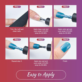 Présentation du kit de vernis à ongles gel JODSONE