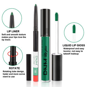 Présentation du set de maquillage à lèvres evpct