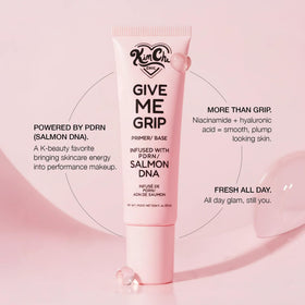 Primer gel Kimchi Chic avec accessoires de maquillage