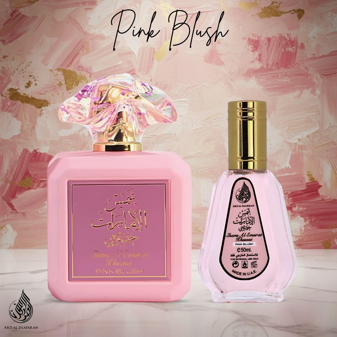 Prise de vue artistique des flacons de parfum Pink Blush