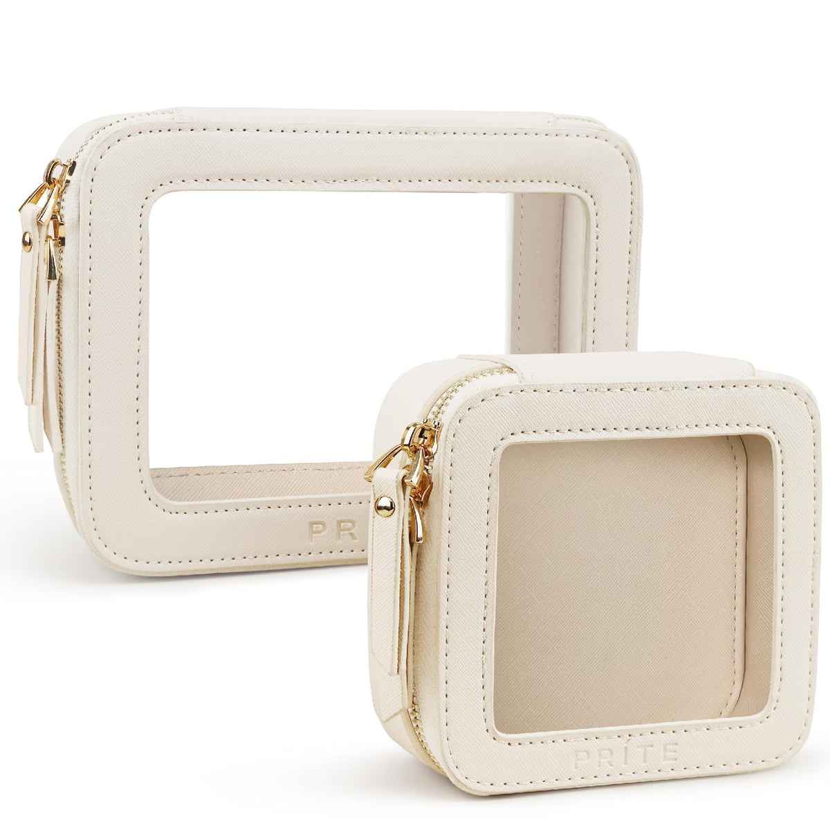 Prite trousse de maquillage transparente vue avant