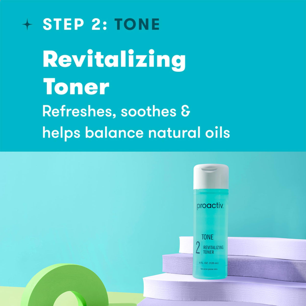 Proactiv Kit 3 Étapes avec ses composants sur une table