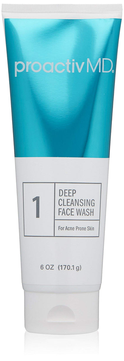 Proactiv nettoyant exfoliant visage 227g avant et après utilisation