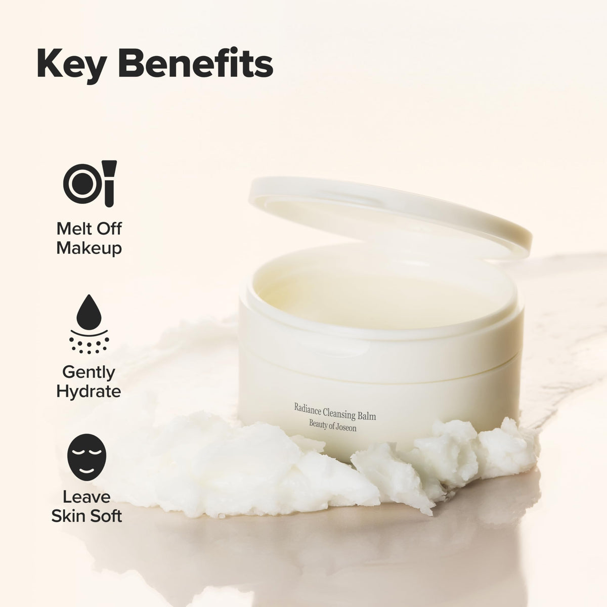 Produit Beauty of Joseon avec ginseng en arrière-plan