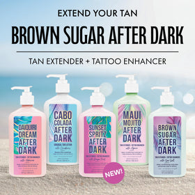 Produit Brown Sugar avec ingrédients naturels en arrière-plan