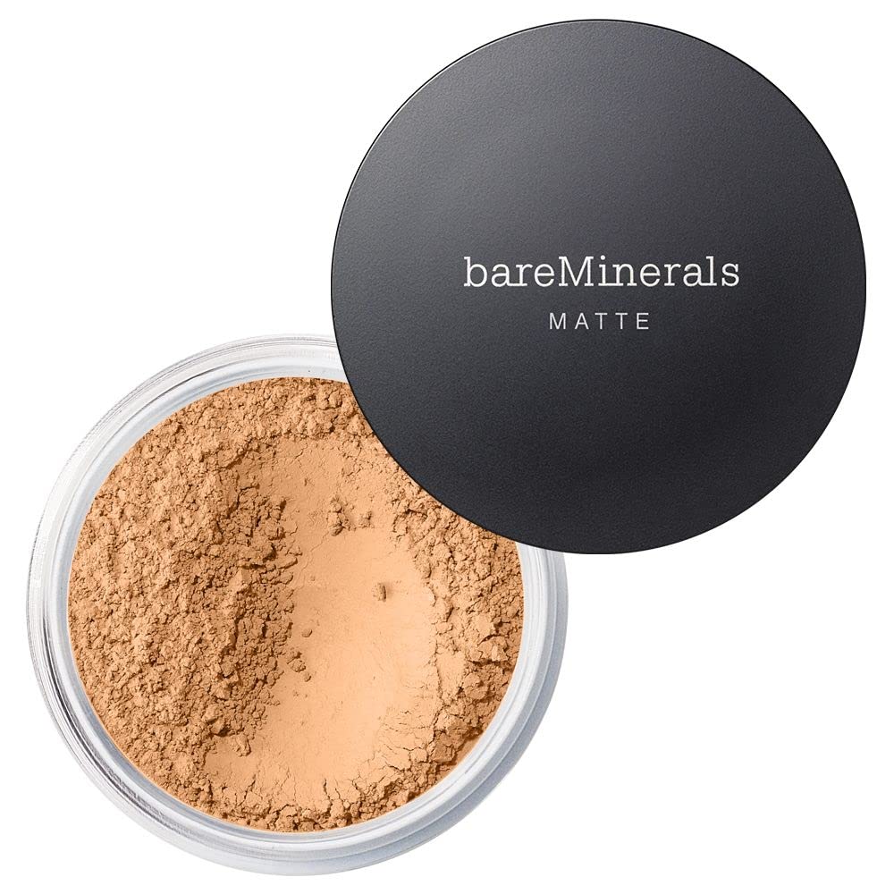 Produit de fond de teint minéral poudré mat bareMinerals 13 Beige Doré vue de face