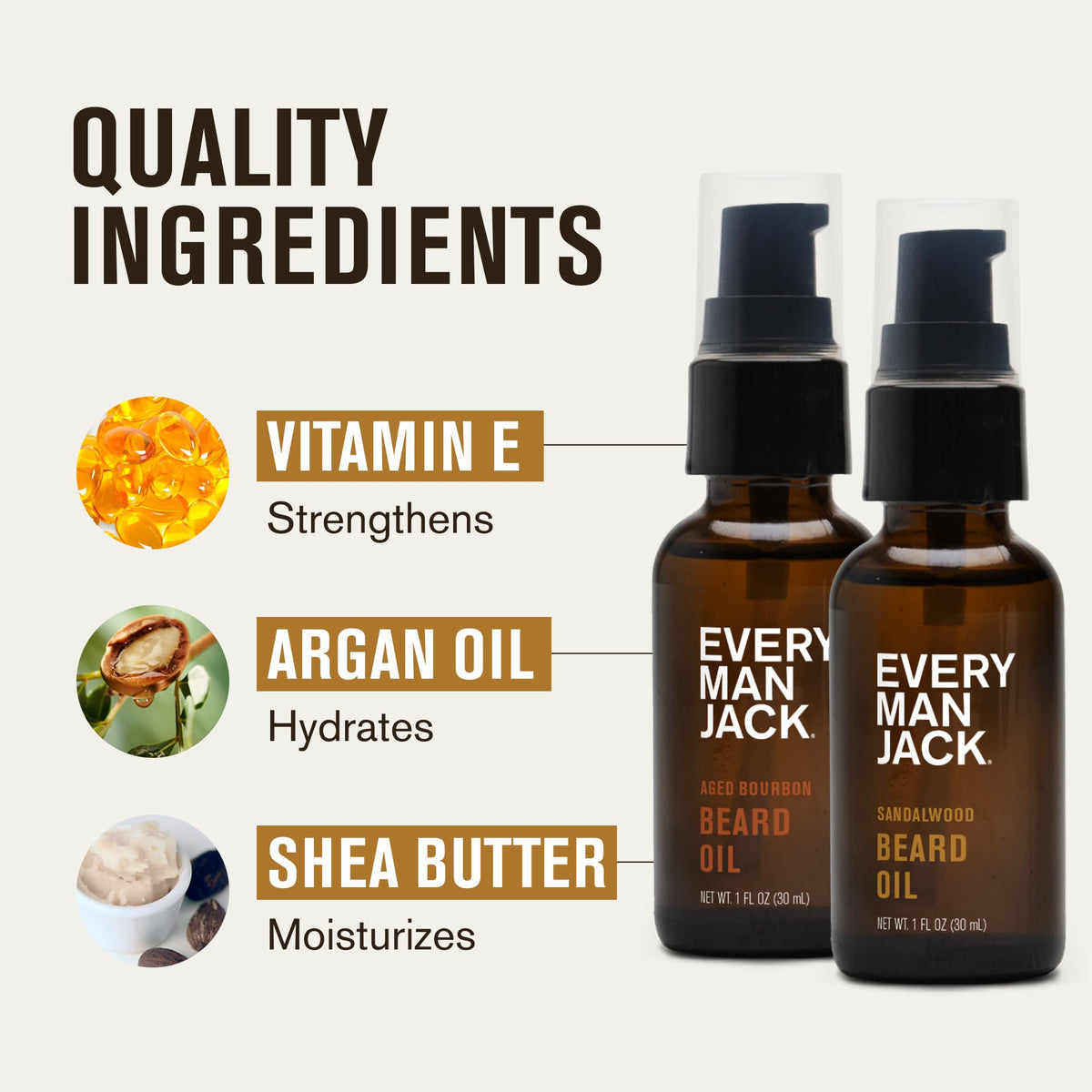 Produit Every Man Jack sur un fond nature
