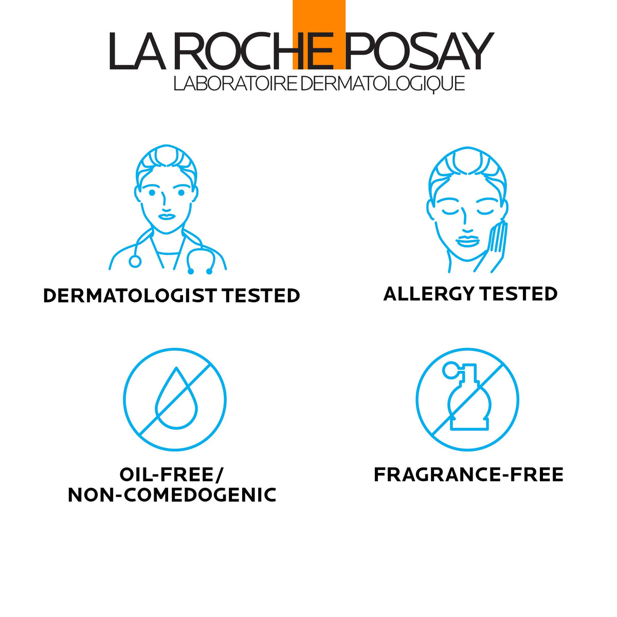 Produit La Roche-Posay Anthelios sur une table avec accessoires