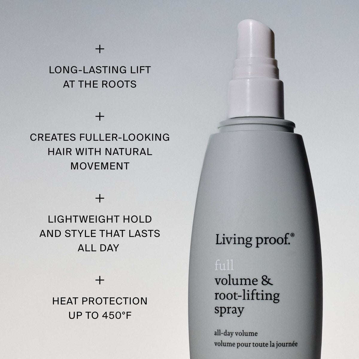 Produit Living Proof avec étiquette visible