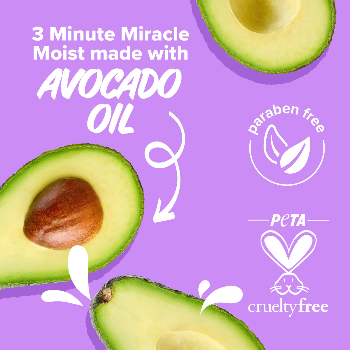 Produits Aussie Total Miracle sur fond lumineux
