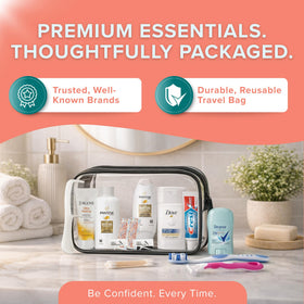Produits d'hygiène TREKTOTE, y compris lotion et déodorant