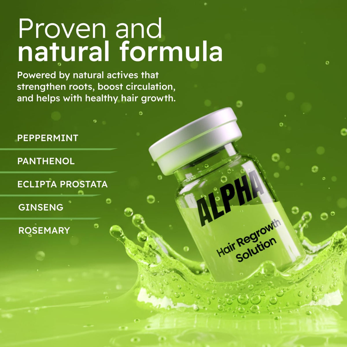Produits de soin capillaire avec sérum Alphainfuse