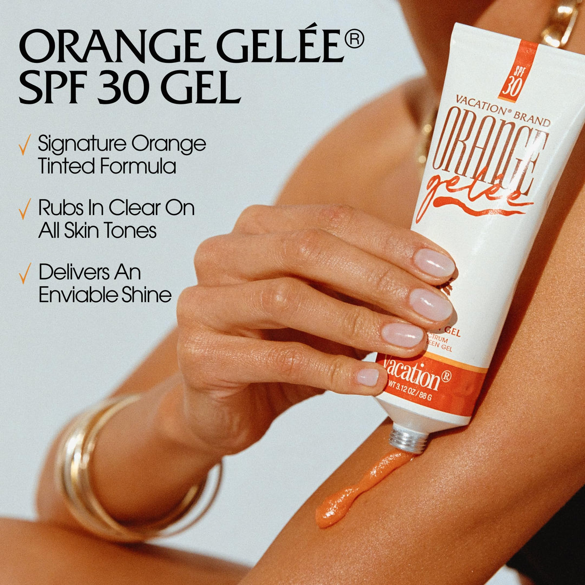 Produits de soin solaire VACATION ensemble Gelée Orange