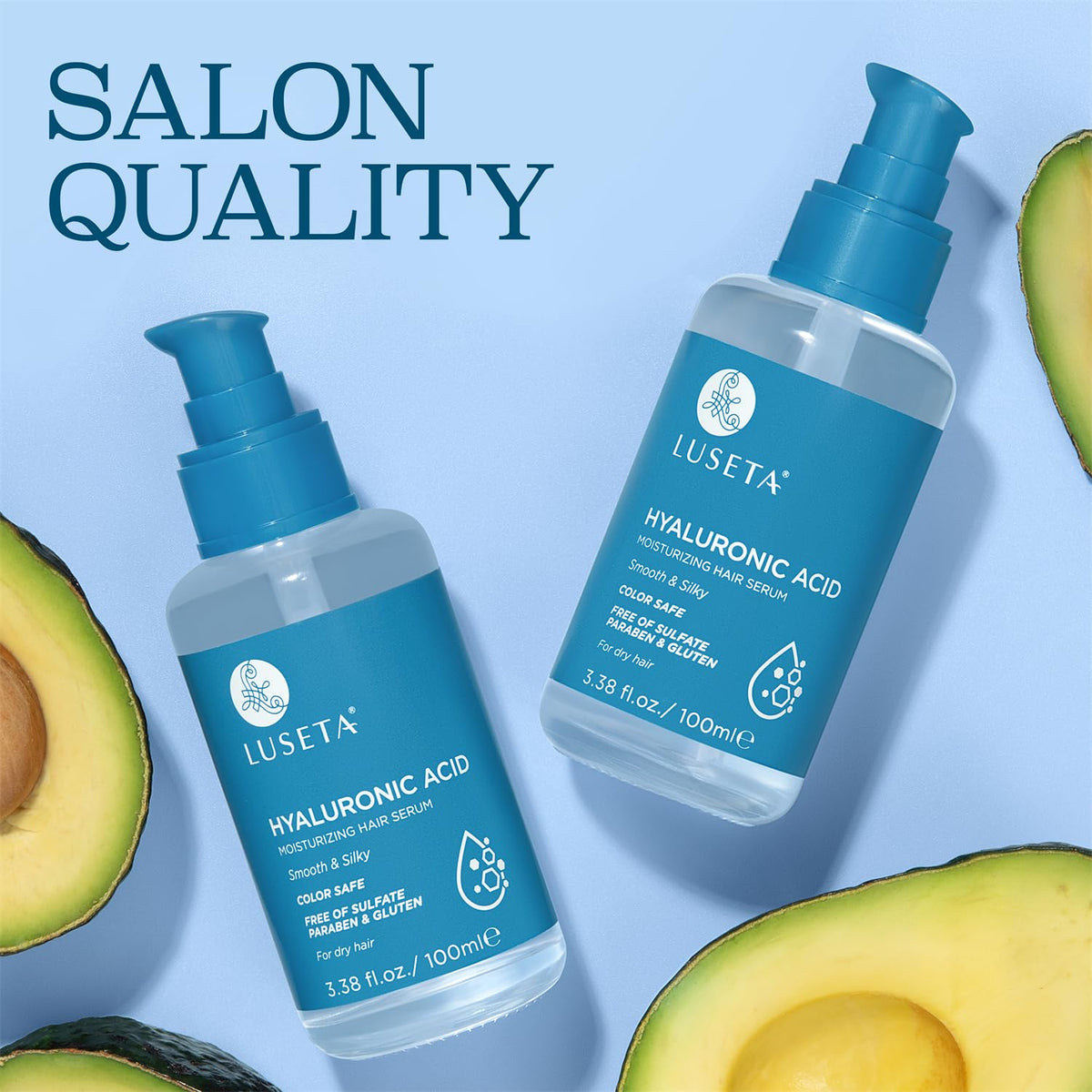 Produits de soins capillaires avec sérum L LUSETA