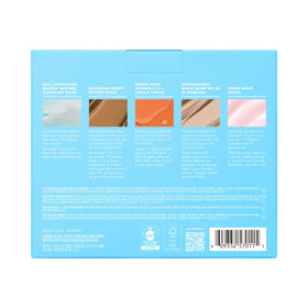 Produits de soins visage e.l.f. sur fond neutre