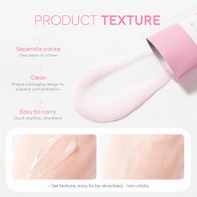 Produits du Set de Soins de Peau Sakura sur un fond esthétique