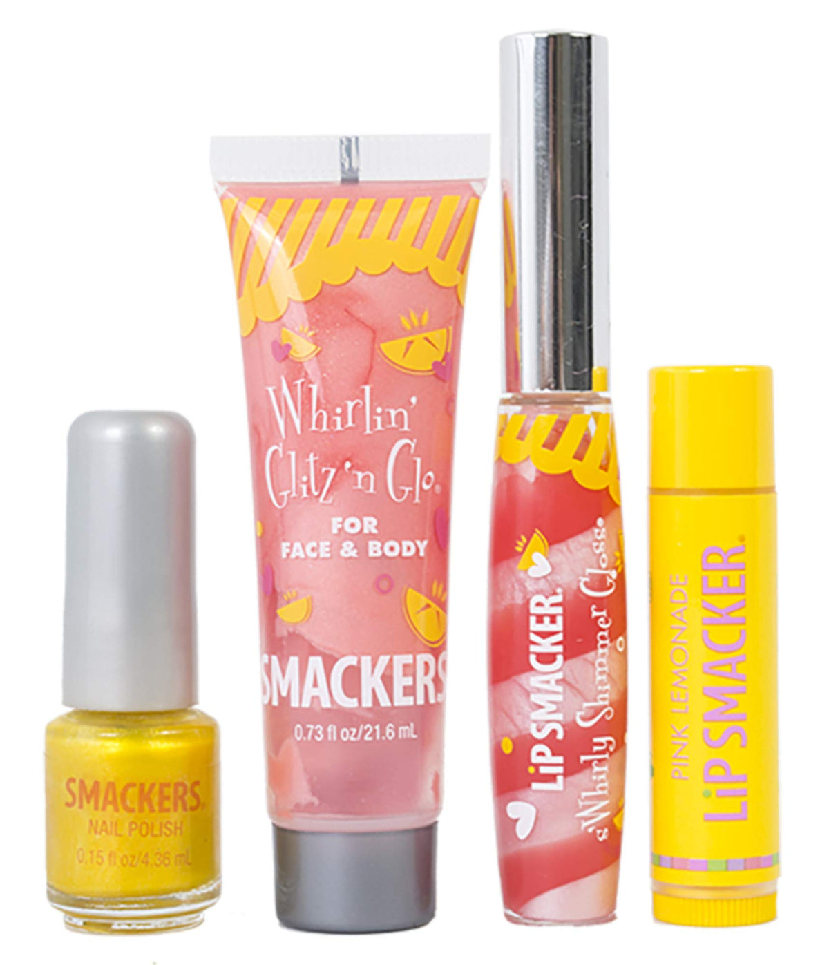 Produits Lip Smacker PINK LEMONADE avec packaging coloré