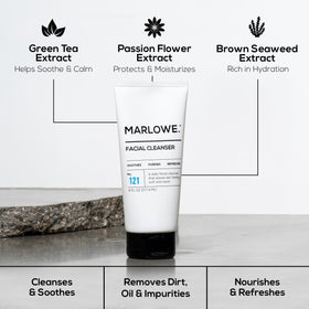 Produits MARLOWE. disposés dans le coffret