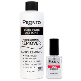 Pronto Kit de Réhabilitation des Ongles SOS avant et après utilisation