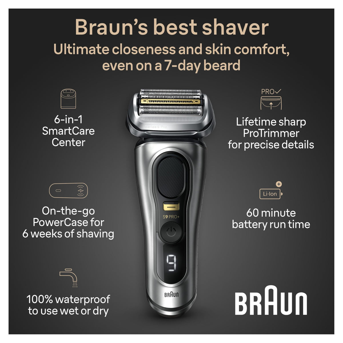 ProTrimmer de précision du Braun Series 9 PRO+