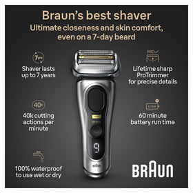 ProTrimmer du Braun Series 9 PRO+ 9517s en gros plan
