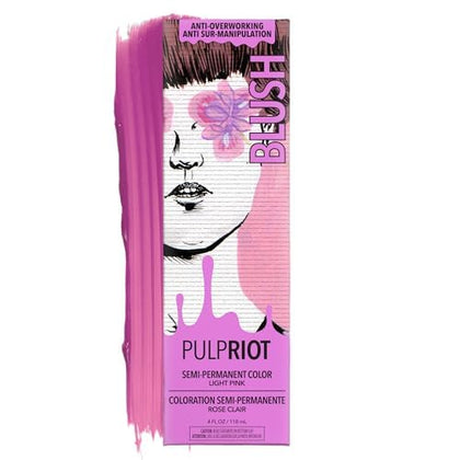 Pulp Riot Blush couleur de cheveux semi-permanente tube rose doux 4 oz