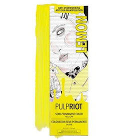 Pulp Riot coloration semi-permanente jaune éclatant tube 4 oz avant ouverture