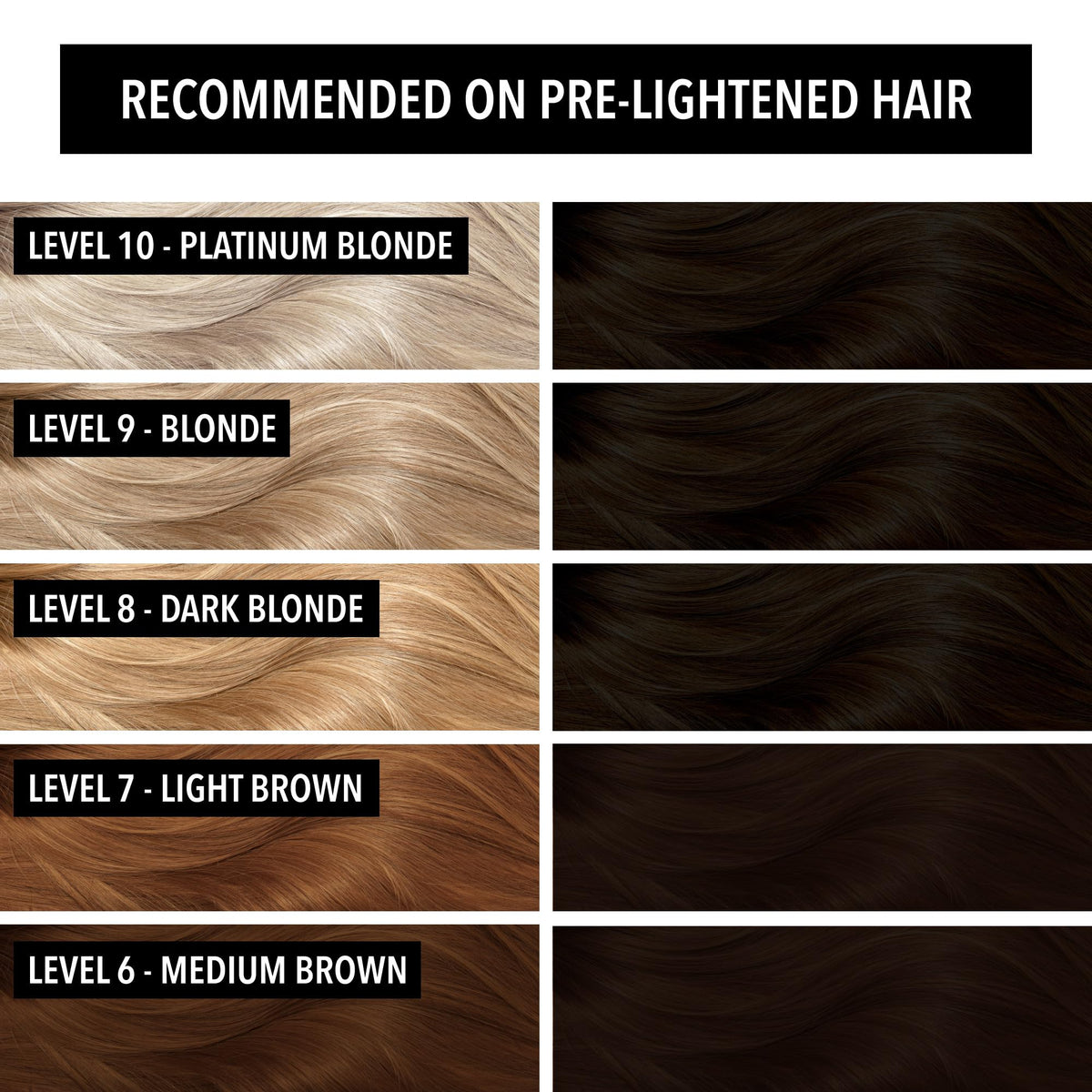 Pulp Riot couleur de cheveux Noir application sur cheveux