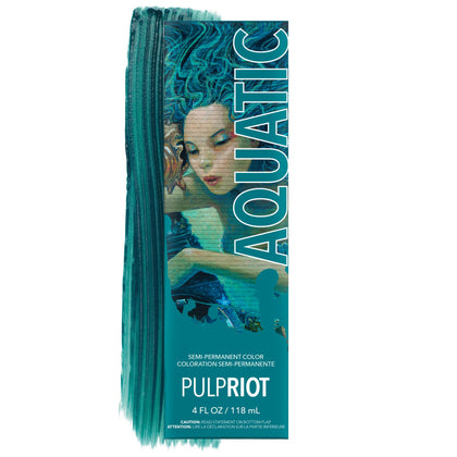 Pulp Riot Couleur de Cheveux Semi-Permanente Aquatic 4 oz tube avant